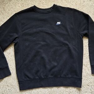 Nike Men's Black Crewneck Sweater